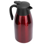 2L Insulation Pot Stainless Steel Vacuum Thermal Kettle Jug for Home Office TravelRed