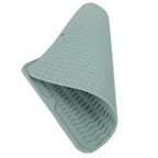Dish Drying Mat Soft Flexible Rubber Heat Resistant Nonslip BPA Free Eco Friendly Wide Application Dish Drying PadGreen