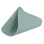 Dish Drying Mat Soft Flexible Rubber Heat Resistant Nonslip BPA Free Eco Friendly Wide Application Dish Drying PadGreen