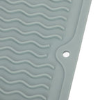 Dish Drying Mat Soft Flexible Rubber Heat Resistant Nonslip BPA Free Eco Friendly Wide Application Dish Drying PadGreen