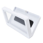 Bathroom Mobile Phone Shell Waterproof Anti Fog Touchable Screen Shower Phone Holder for KitchenWhite