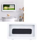 Bathroom Mobile Phone Shell Waterproof Anti Fog Touchable Screen Shower Phone Holder for KitchenWhite