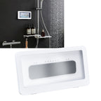 Bathroom Mobile Phone Shell Waterproof Anti Fog Touchable Screen Shower Phone Holder for KitchenWhite