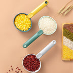 Kitchen Scoops High Capacity Multifunctional Flour Spoon for Cooking Serving Flour Rice BeansGreyish White