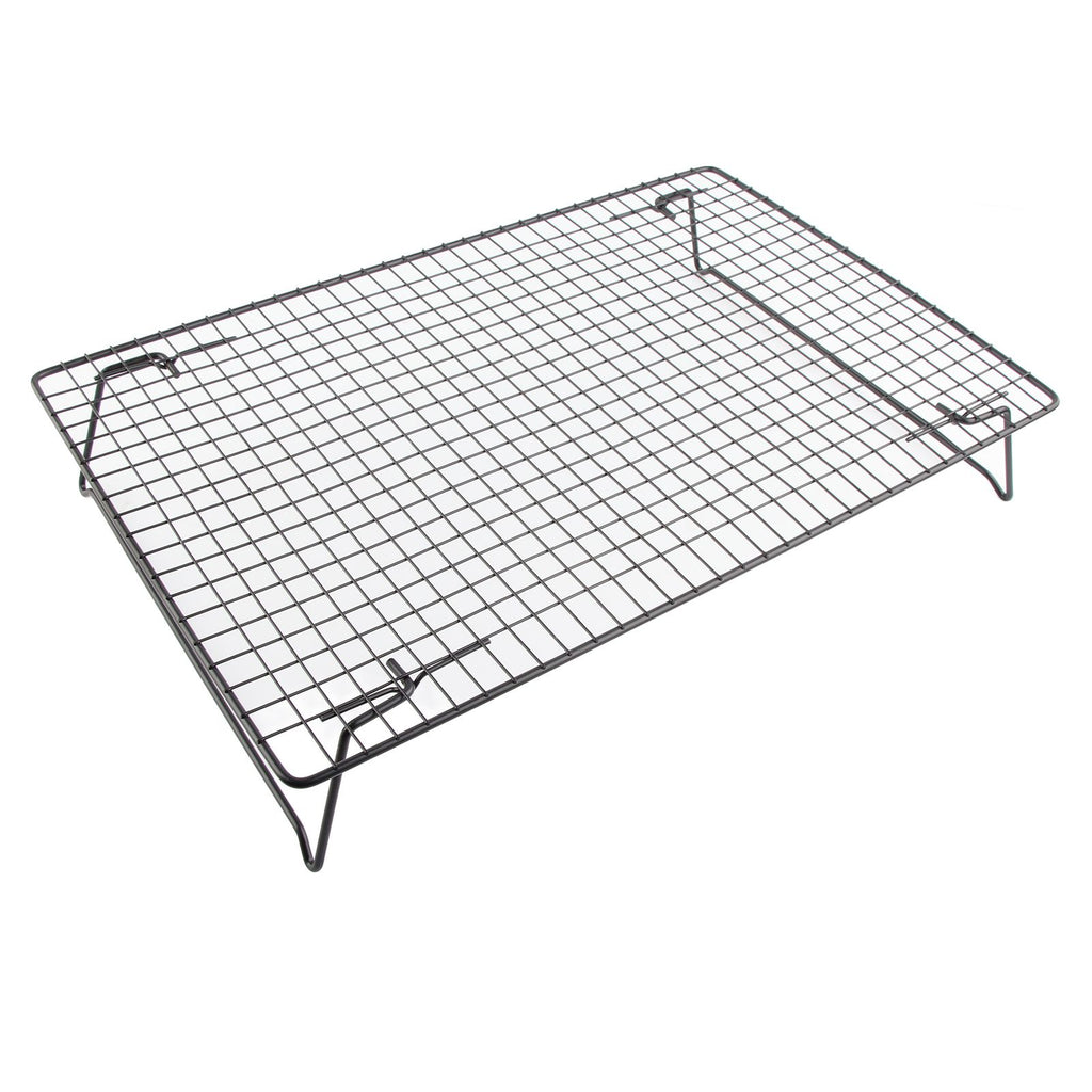 Cooling Rack Iron Bread Cookie Cake Cooling Net Oven Accessories for Dessert Coffee Shop Bakery Black
