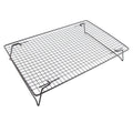 Cooling Rack Iron Bread Cookie Cake Cooling Net Oven Accessories for Dessert Coffee Shop Bakery Black