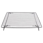 Cooling Rack Iron Bread Cookie Cake Cooling Net Oven Accessories for Dessert Coffee Shop Bakery Black