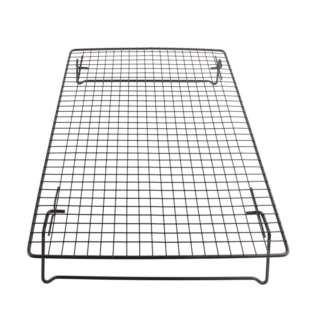 Cooling Rack Iron Bread Cookie Cake Cooling Net Oven Accessories for Dessert Coffee Shop Bakery Black