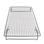 Cooling Rack Iron Bread Cookie Cake Cooling Net Oven Accessories for Dessert Coffee Shop Bakery Black