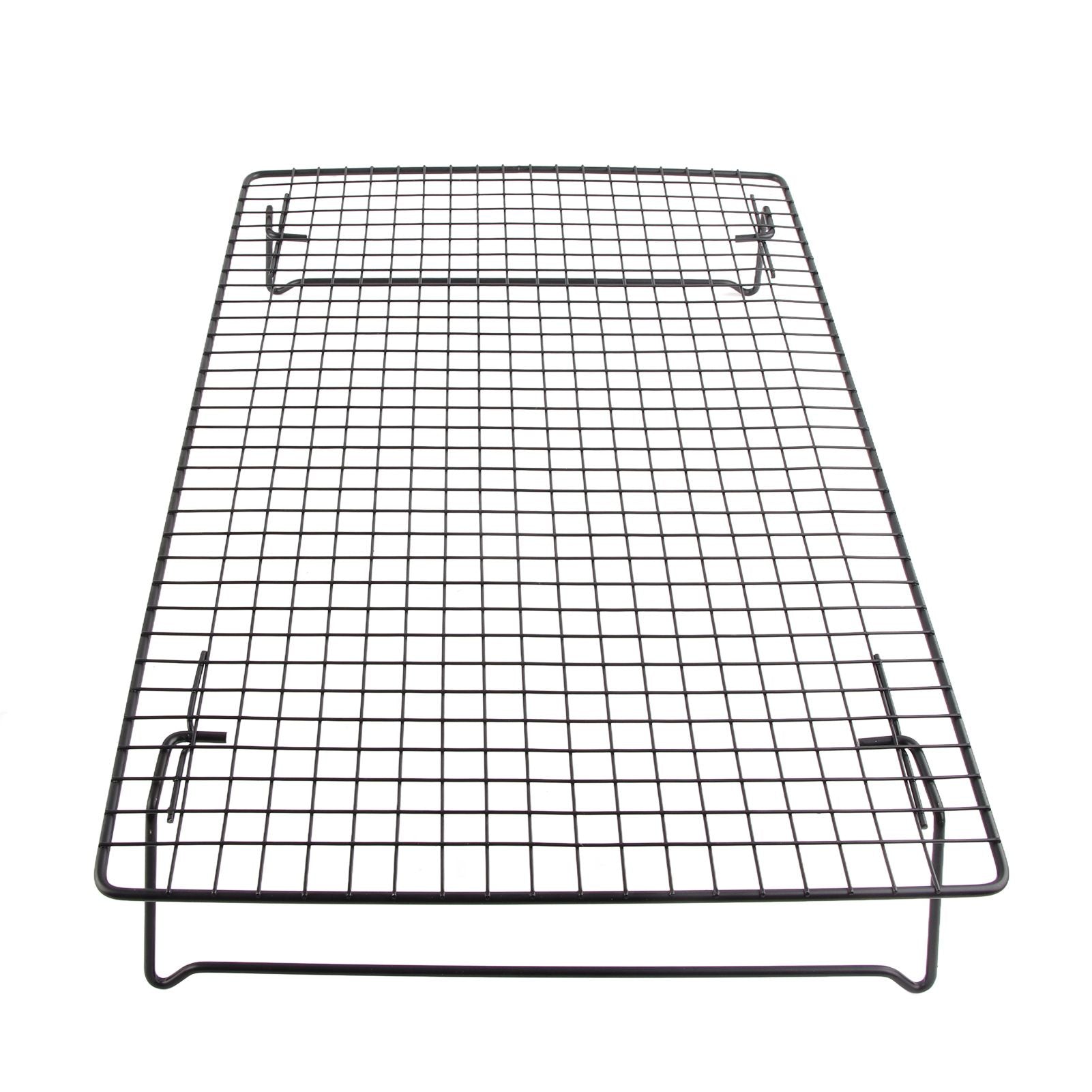 Cooling Rack Iron Bread Cookie Cake Cooling Net Oven Accessories for Dessert Coffee Shop Bakery Black