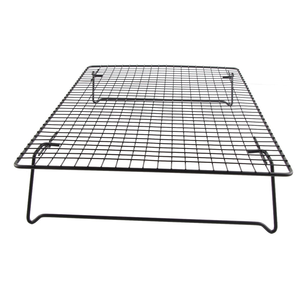 Cooling Rack Iron Bread Cookie Cake Cooling Net Oven Accessories for Dessert Coffee Shop Bakery Black