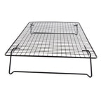 Cooling Rack Iron Bread Cookie Cake Cooling Net Oven Accessories for Dessert Coffee Shop Bakery Black