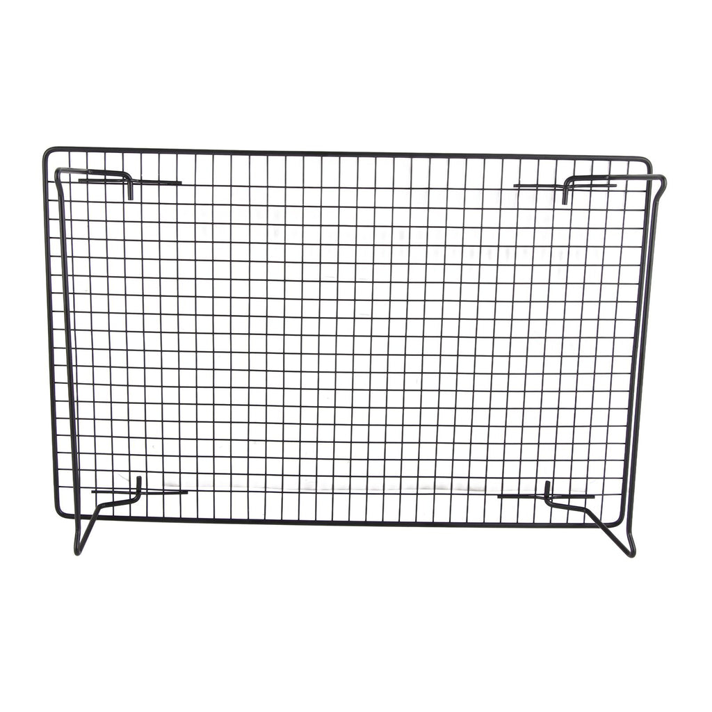 Cooling Rack Iron Bread Cookie Cake Cooling Net Oven Accessories for Dessert Coffee Shop Bakery Black