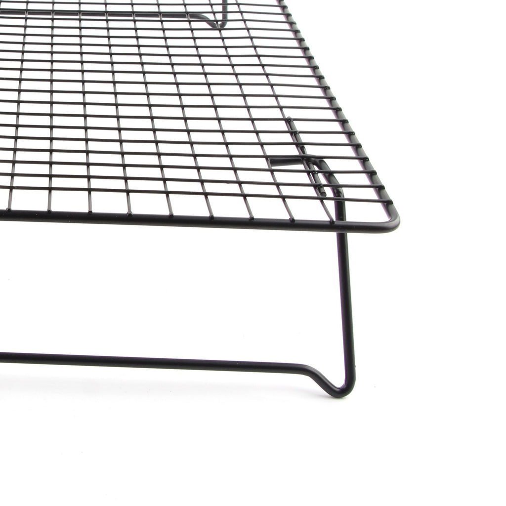 Cooling Rack Iron Bread Cookie Cake Cooling Net Oven Accessories for Dessert Coffee Shop Bakery Black