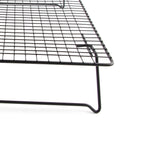 Cooling Rack Iron Bread Cookie Cake Cooling Net Oven Accessories for Dessert Coffee Shop Bakery Black