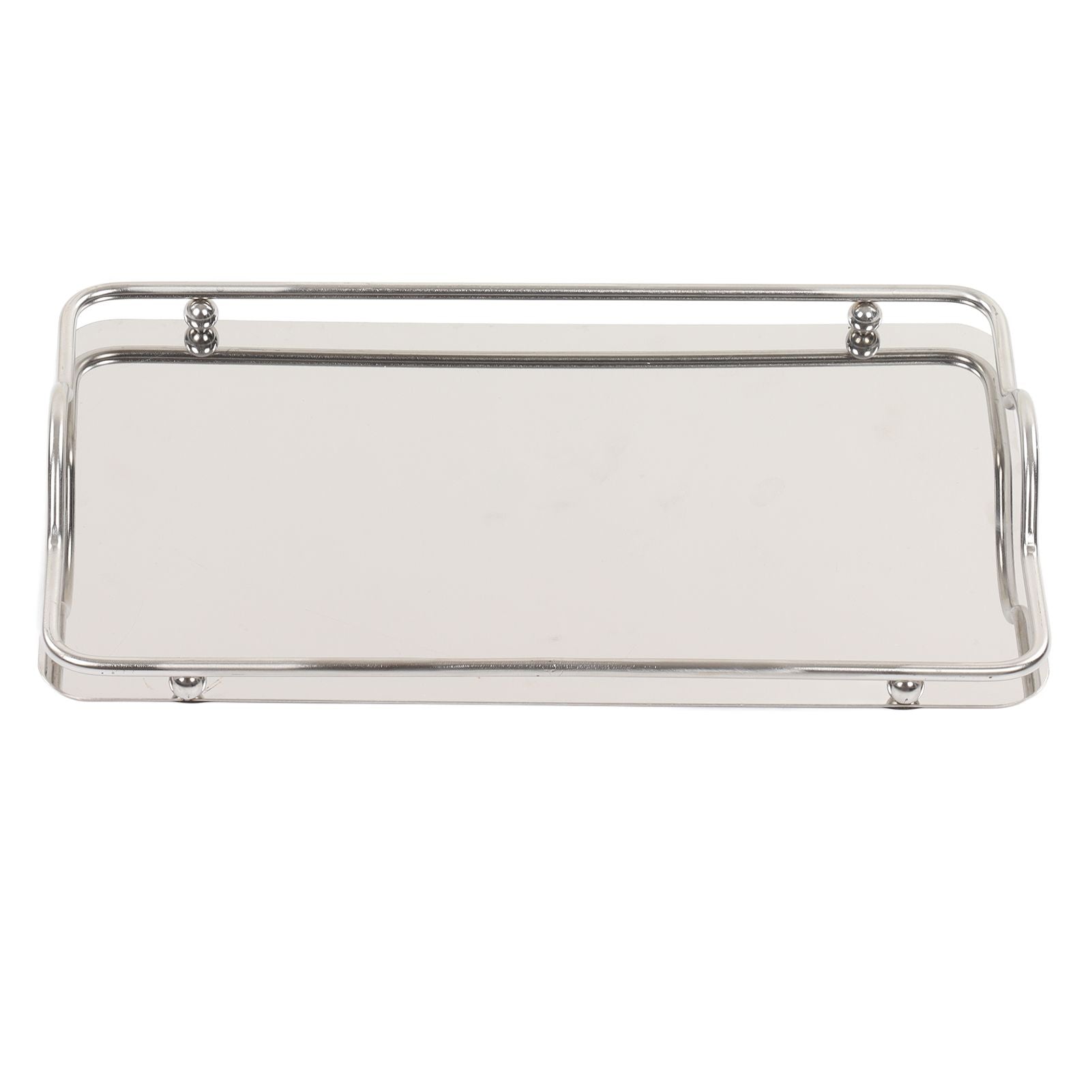 Large Rectangle Tray Stainless Steel Home Living Room Commercial Dishes Tray for Coffee Water Cups Fruit