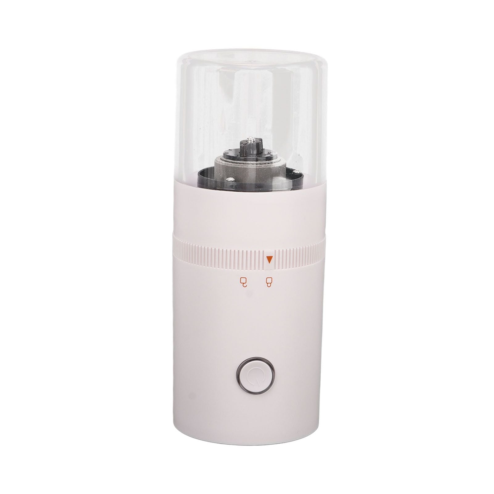 Electric Coffee Grinder USB Charge Coarse and Fine Grinding Adjustable Small Auto Coffee Beans Mill White for Home