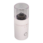 Electric Coffee Grinder USB Charge Coarse and Fine Grinding Adjustable Small Auto Coffee Beans Mill White for Home