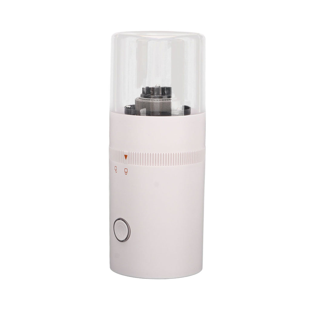 Electric Coffee Grinder USB Charge Coarse and Fine Grinding Adjustable Small Auto Coffee Beans Mill White for Home