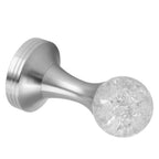 Crystal Ball Coffee Flat Tamper Stainless Steel Base Powder Hammer for Coffee Accessories Silver 51mm