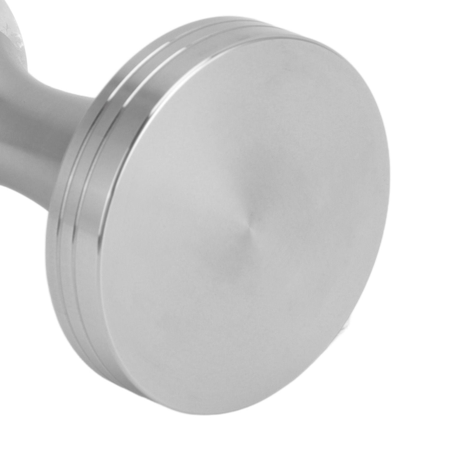 Crystal Ball Coffee Flat Tamper Stainless Steel Base Powder Hammer for Coffee Accessories Silver 53mm