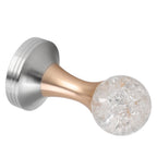 Crystal Ball Coffee Flat Tamper Stainless Steel Base Powder Hammer for Coffee Accessories Gold 51mm