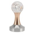 Crystal Ball Coffee Flat Tamper Stainless Steel Base Powder Hammer for Coffee Accessories Gold 53mm