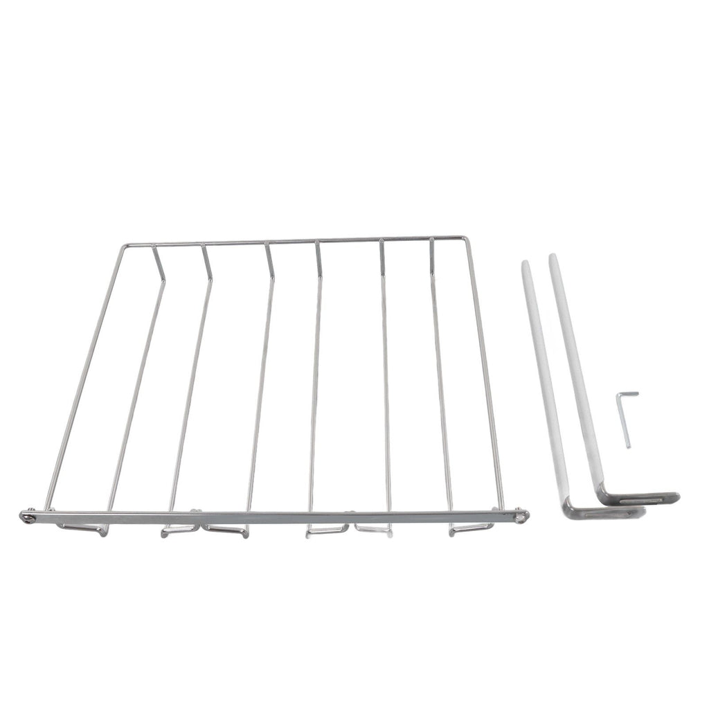 Wine Glass Holder Stainless Steel Punch Free Wine Glass Rack Under Cabinet for Home Goblet Storage