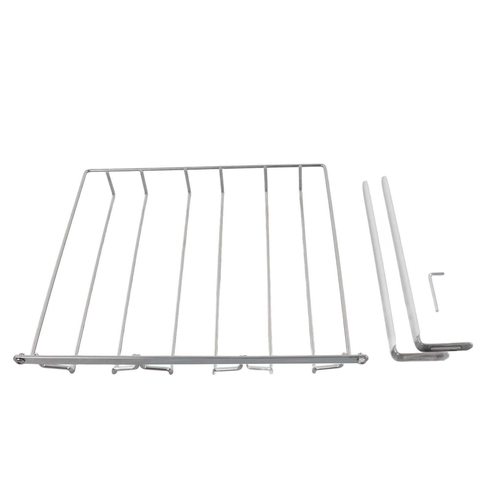 Wine Glass Holder Stainless Steel Punch Free Wine Glass Rack Under Cabinet for Home Goblet Storage