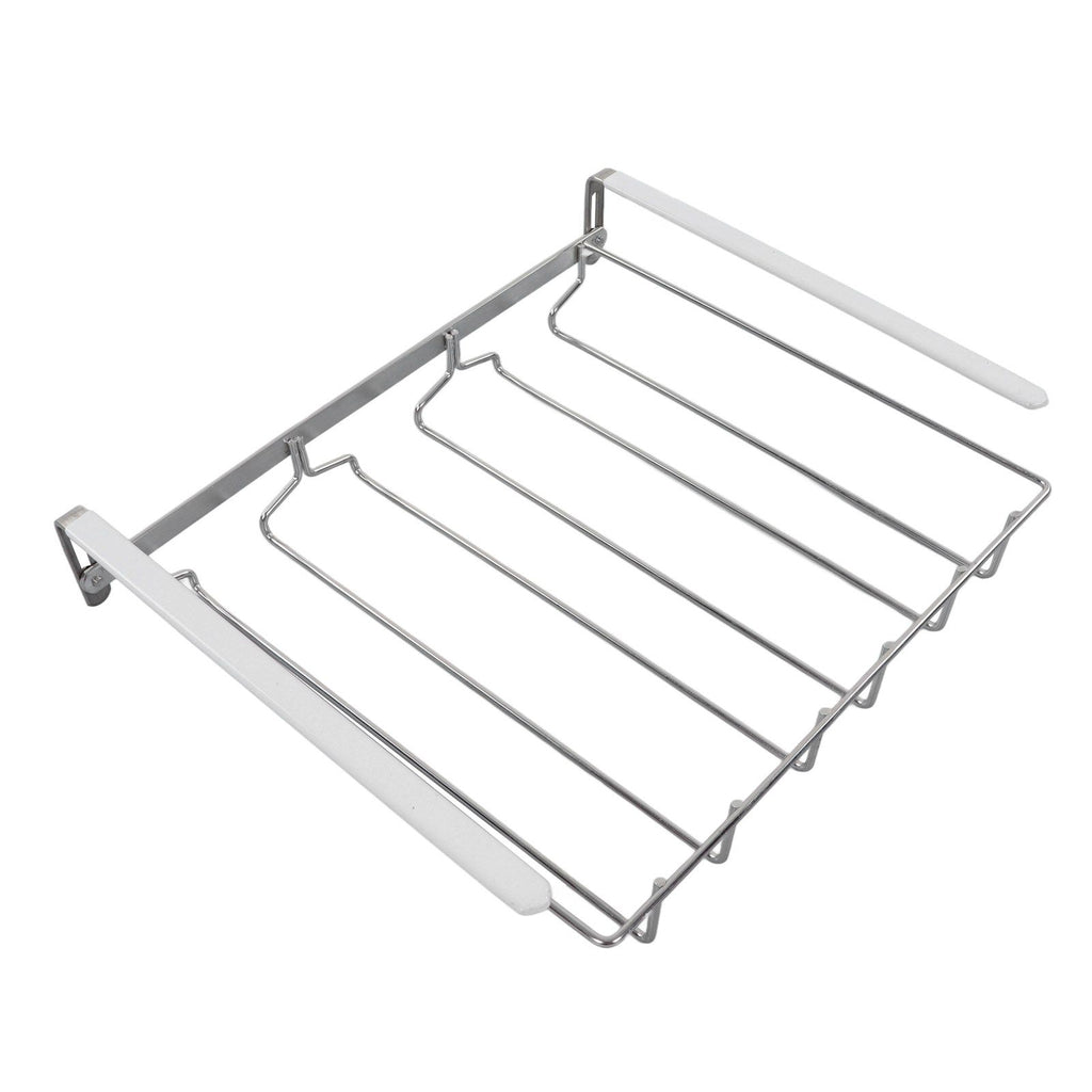 Wine Glass Holder Stainless Steel Punch Free Wine Glass Rack Under Cabinet for Home Goblet Storage