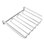 Wine Glass Holder Stainless Steel Punch Free Wine Glass Rack Under Cabinet for Home Goblet Storage