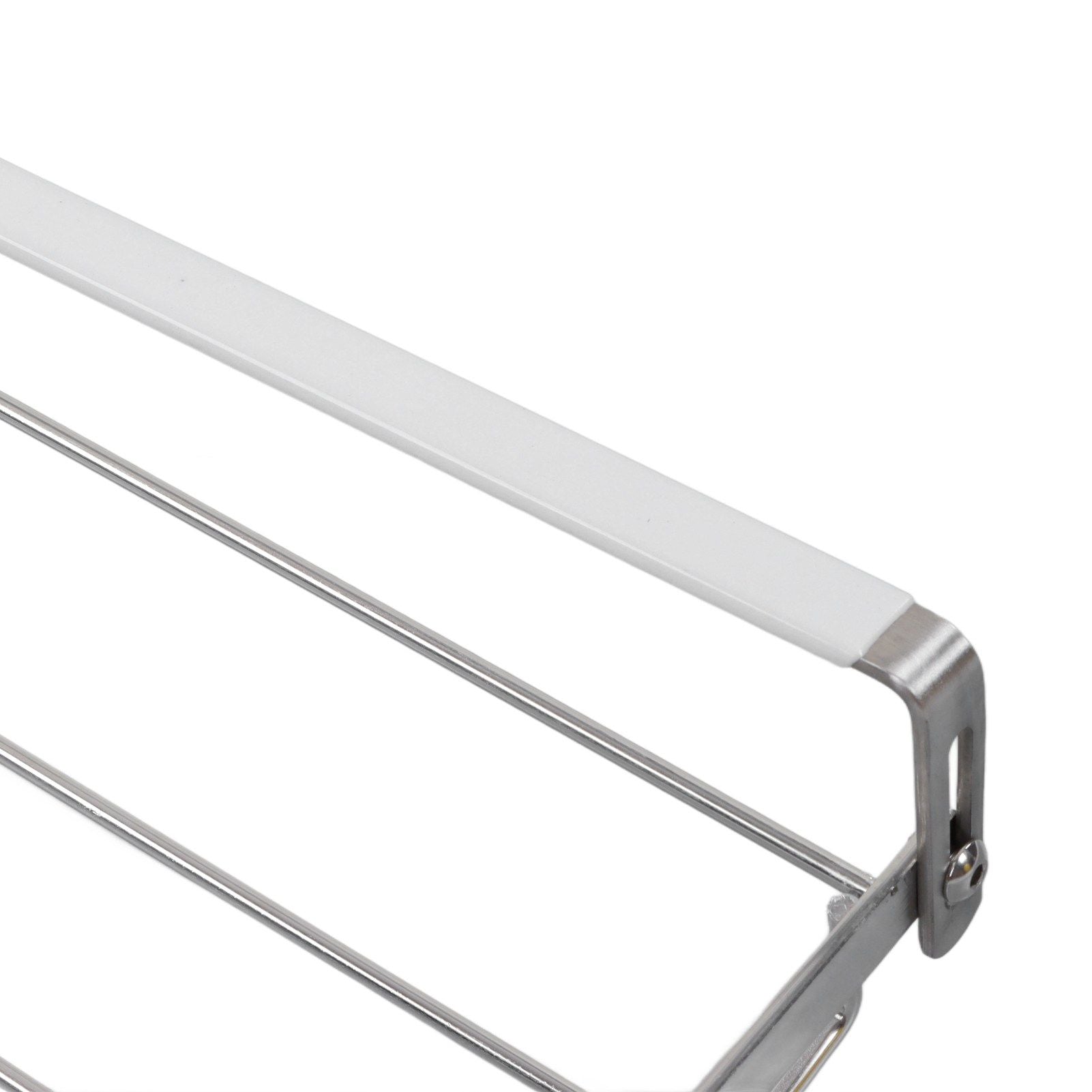 Wine Glass Holder Stainless Steel Punch Free Wine Glass Rack Under Cabinet for Home Goblet Storage