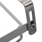 Wine Glass Holder Stainless Steel Punch Free Wine Glass Rack Under Cabinet for Home Goblet Storage
