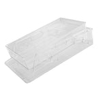 Automatic Rolling Beverage Soda Can Storage Organizer Double Layers Plastic Refrigerator Can Holder Dispenser Bin