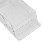 Automatic Rolling Beverage Soda Can Storage Organizer Double Layers Plastic Refrigerator Can Holder Dispenser Bin