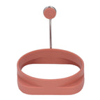 5 PCS Handle Egg Frying Rings Silicone Double Sided Egg Rings Quadrate Round Dual Use Omelet Mold