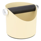 Coffee Knocking Slag Bucket Home Small Anti Slip Coffee Machine Grounds Box Powder Slag Recycling Bucket Yellow