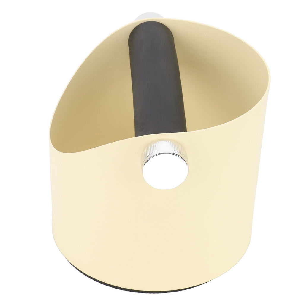 Coffee Knocking Slag Bucket Home Small Anti Slip Coffee Machine Grounds Box Powder Slag Recycling Bucket Yellow