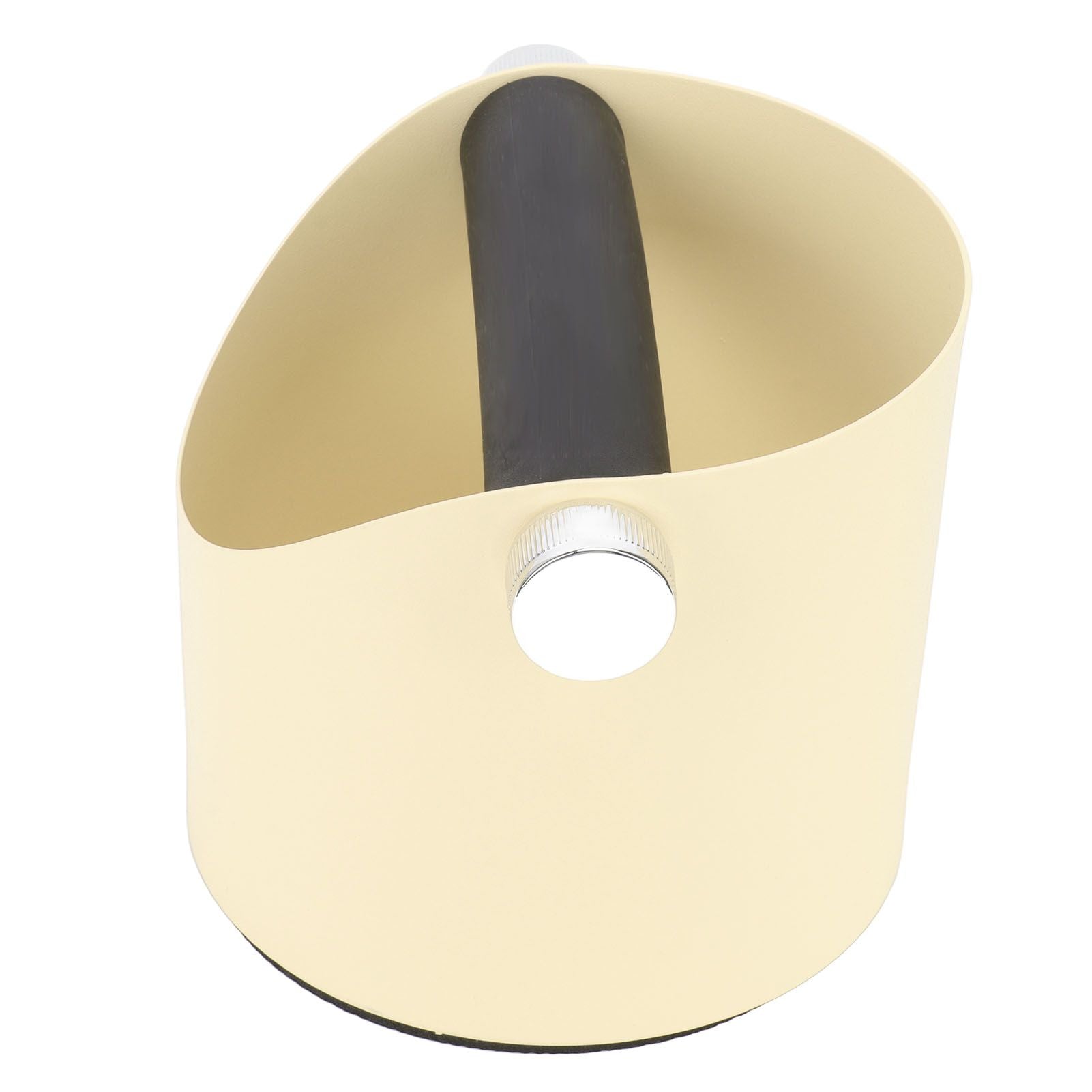 Coffee Knocking Slag Bucket Home Small Anti Slip Coffee Machine Grounds Box Powder Slag Recycling Bucket Yellow