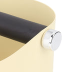 Coffee Knocking Slag Bucket Home Small Anti Slip Coffee Machine Grounds Box Powder Slag Recycling Bucket Yellow