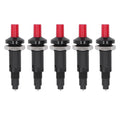 5pcs Piezo Spark Ignition One Outlet Plug Push Button Igniter Kitchen Lighter Accessories Fits for Gas Heater