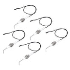 5pcs Spark Ignition Electrode Ceramic M10 Furnace Ignition Threaded Electrode for Push Button Piezo Igniter