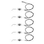 5pcs Spark Ignition Electrode Ceramic M10 Furnace Ignition Threaded Electrode for Push Button Piezo Igniter