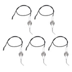 5pcs Spark Ignition Electrode Ceramic M10 Furnace Ignition Threaded Electrode for Push Button Piezo Igniter