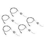 5pcs Spark Ignition Electrode Ceramic M10 Furnace Ignition Threaded Electrode for Push Button Piezo Igniter