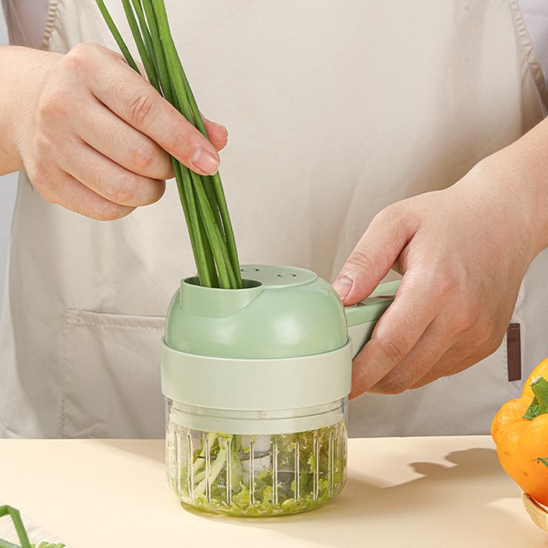 Garlic Chopper Electric Wireless Soft Handle Handheld Food Chopper for Home Kitchen Type1