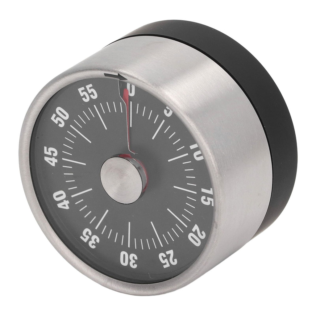 Magnetic Timer Magnet Design Stainless Steel 70db Alert High Accuracy Visual Timer for Kitchen Cooking Management Black