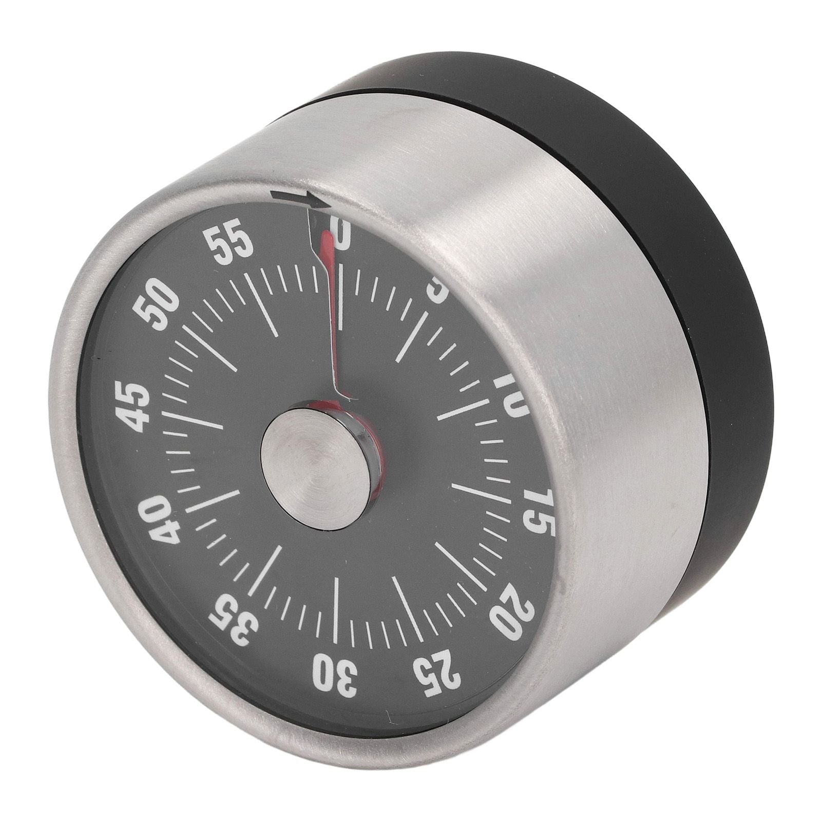Magnetic Timer Magnet Design Stainless Steel 70db Alert High Accuracy Visual Timer for Kitchen Cooking Management Black