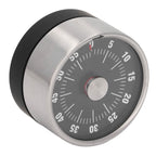 Magnetic Timer Magnet Design Stainless Steel 70db Alert High Accuracy Visual Timer for Kitchen Cooking Management Black