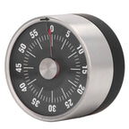 Magnetic Timer Magnet Design Stainless Steel 70db Alert High Accuracy Visual Timer for Kitchen Cooking Management Black